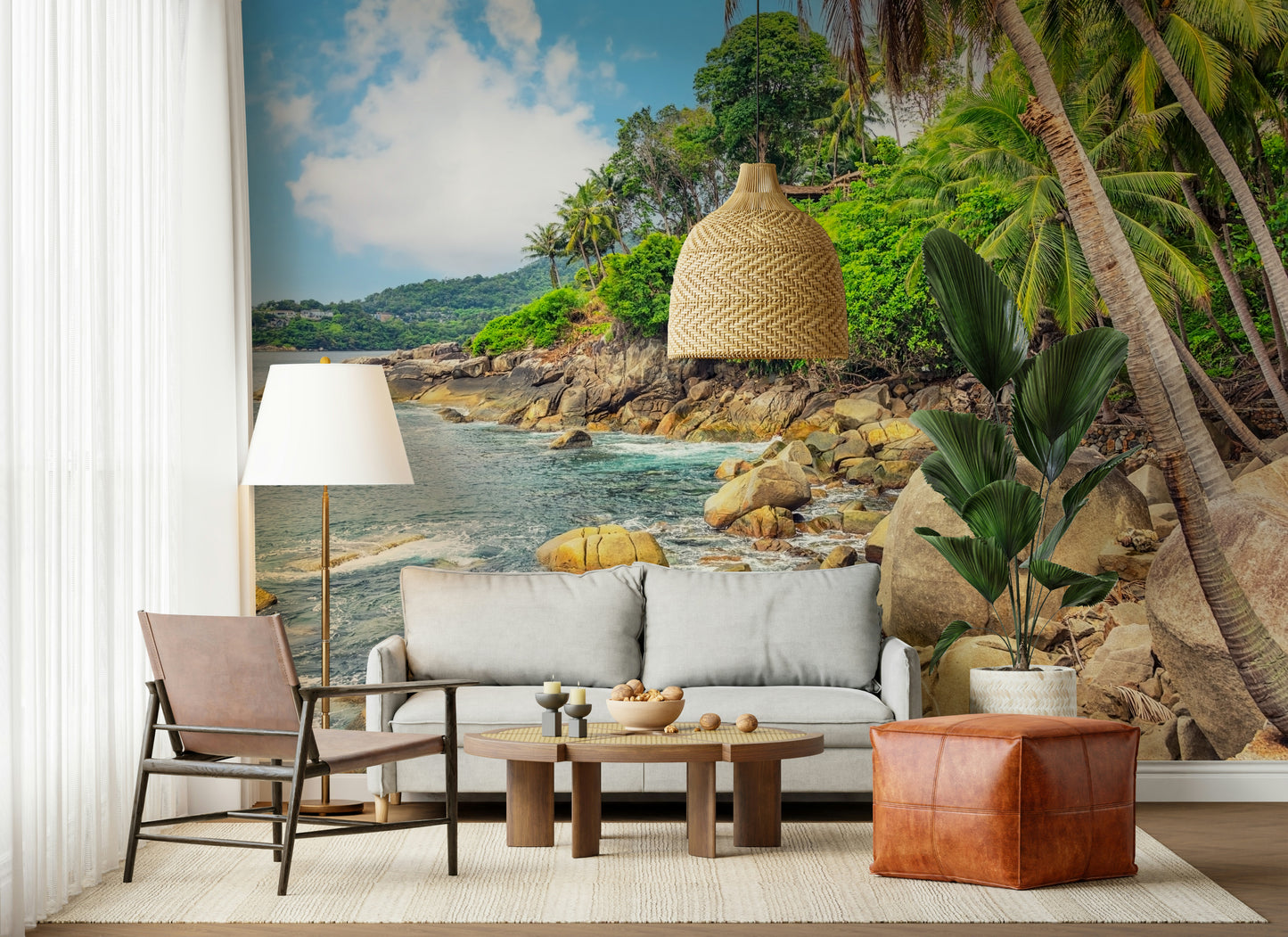 Tropical Shores Wall Mural