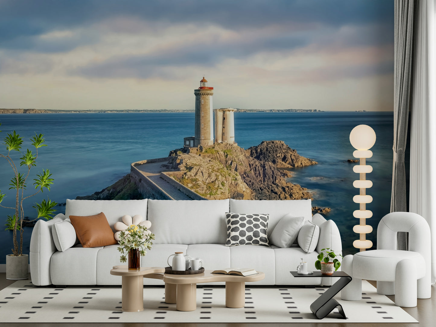 Petit Minou Lighthouse Wall Mural