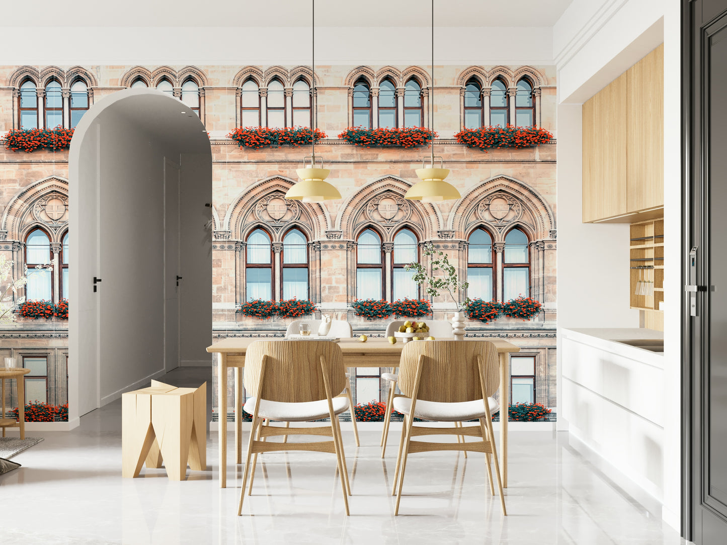 Vienna Facade Wall Mural