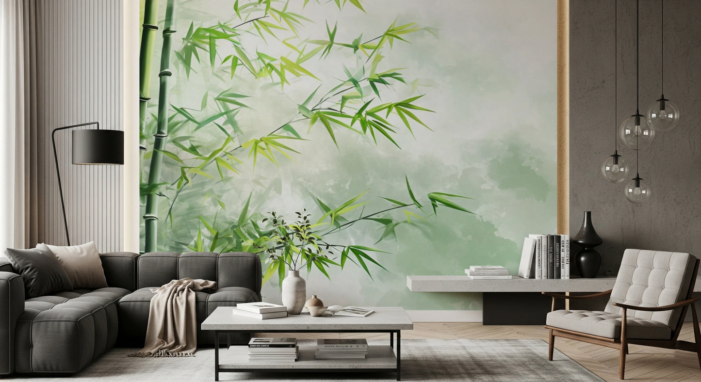 Tranquil Bamboo Wall Mural