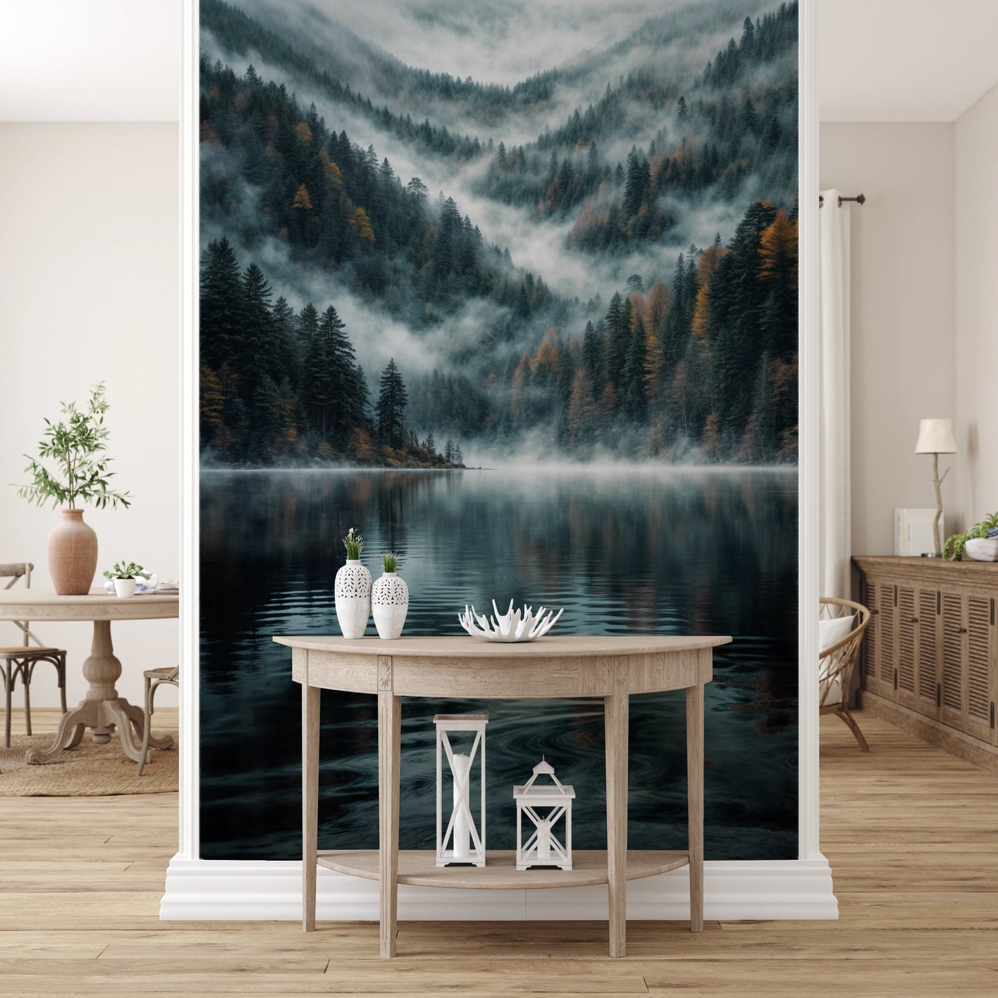 Mystic Lake Reflections Wall Mural