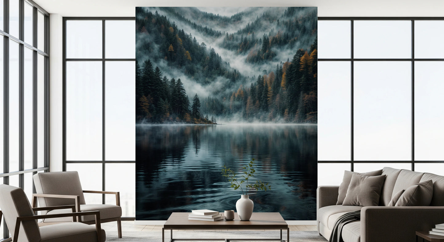 Mystic Lake Reflections Wall Mural