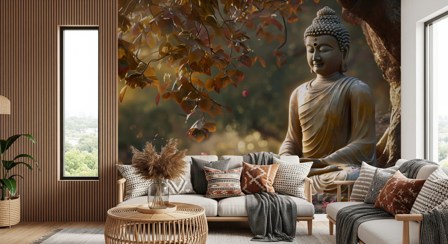 Zen Garden Buddha Wall Mural