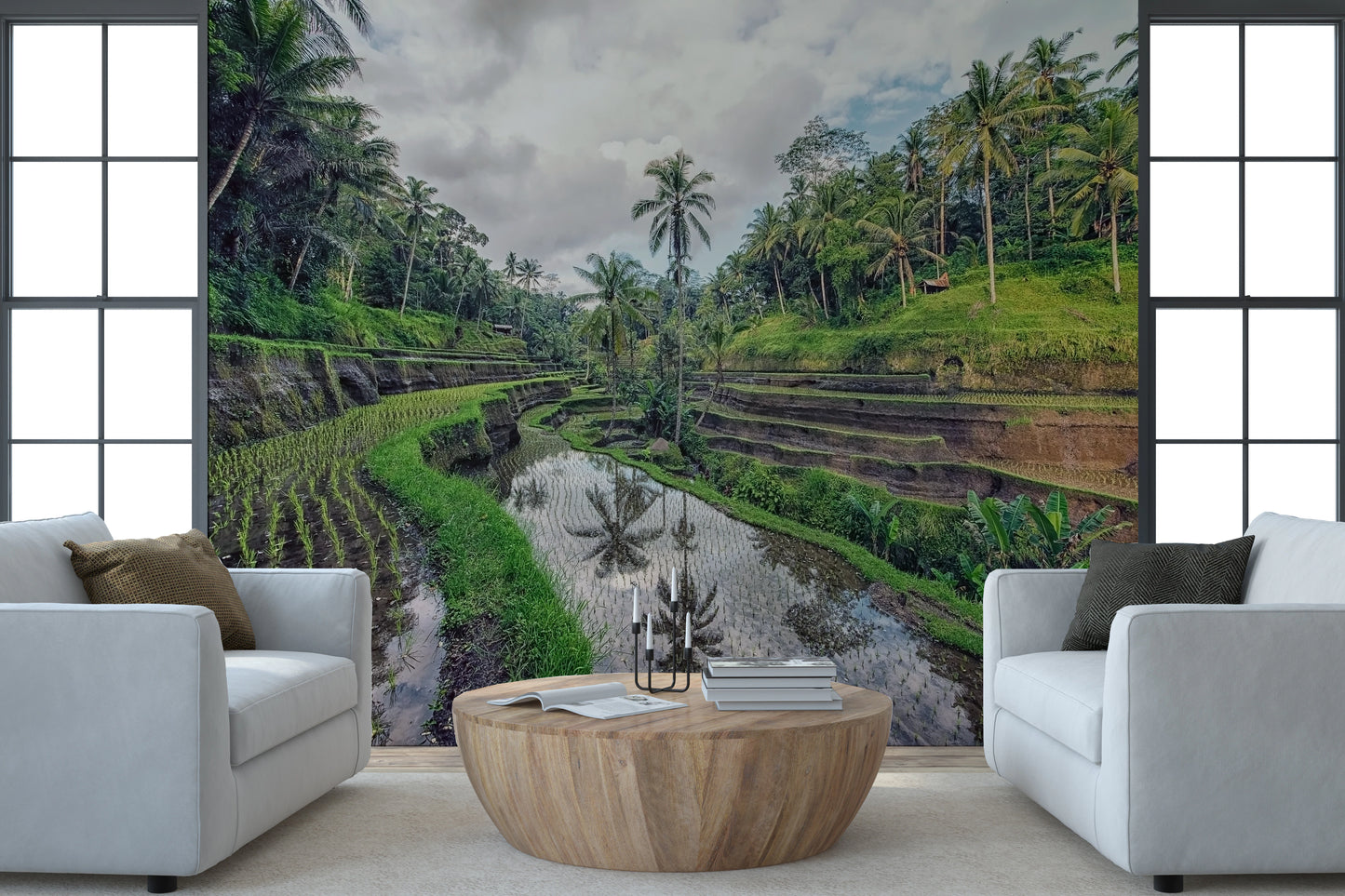 Bali Rice Fields Wall Mural