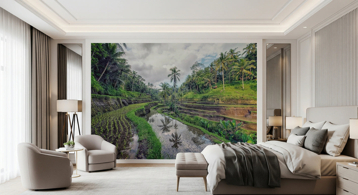 Bali Rice Fields Wall Mural