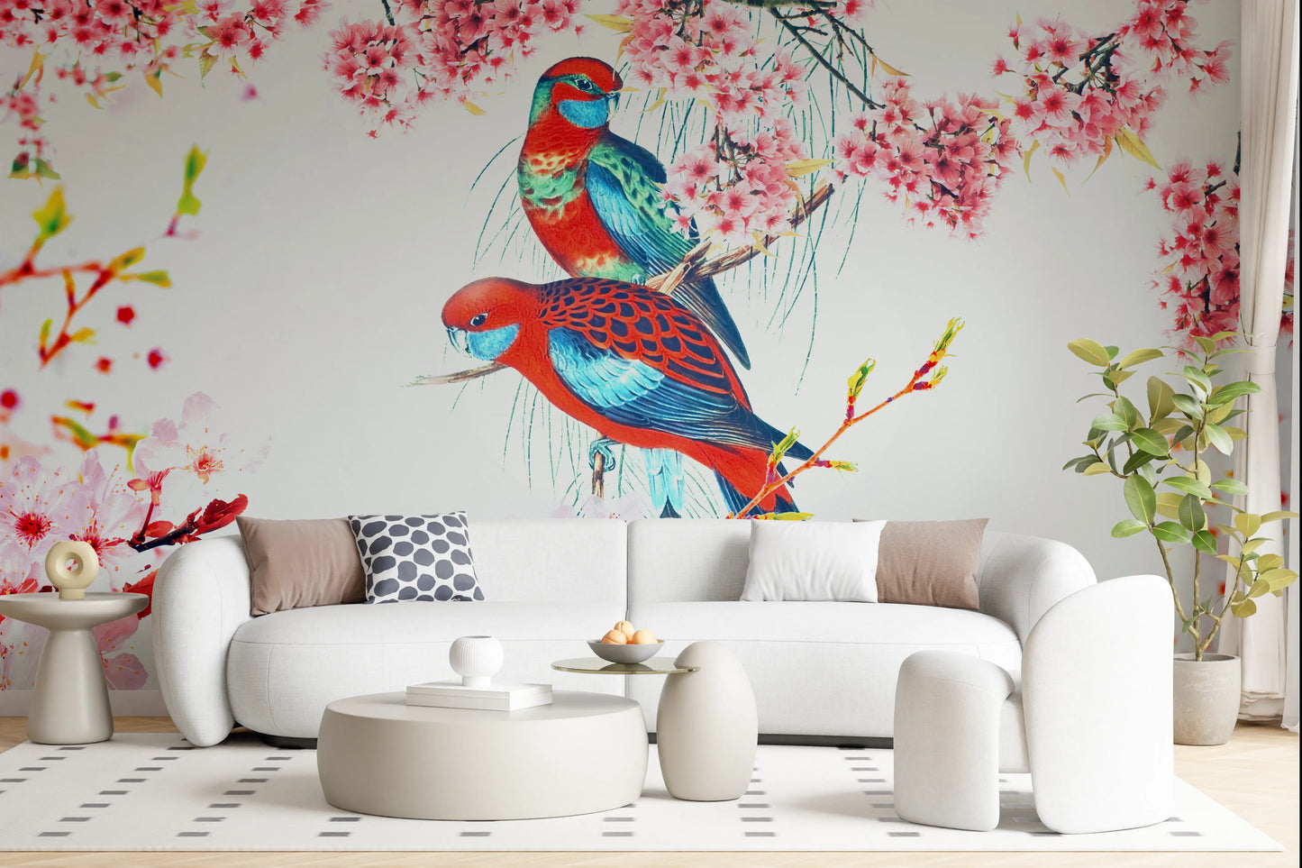 Blossom Birds Wall Mural