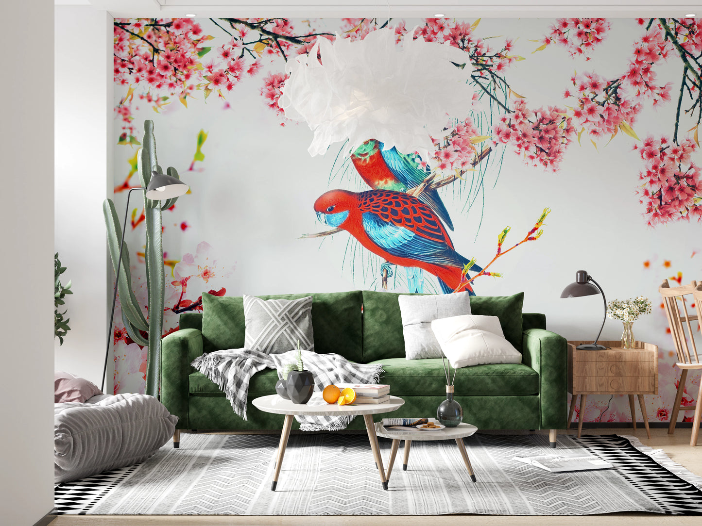 Blossom Birds Wall Mural