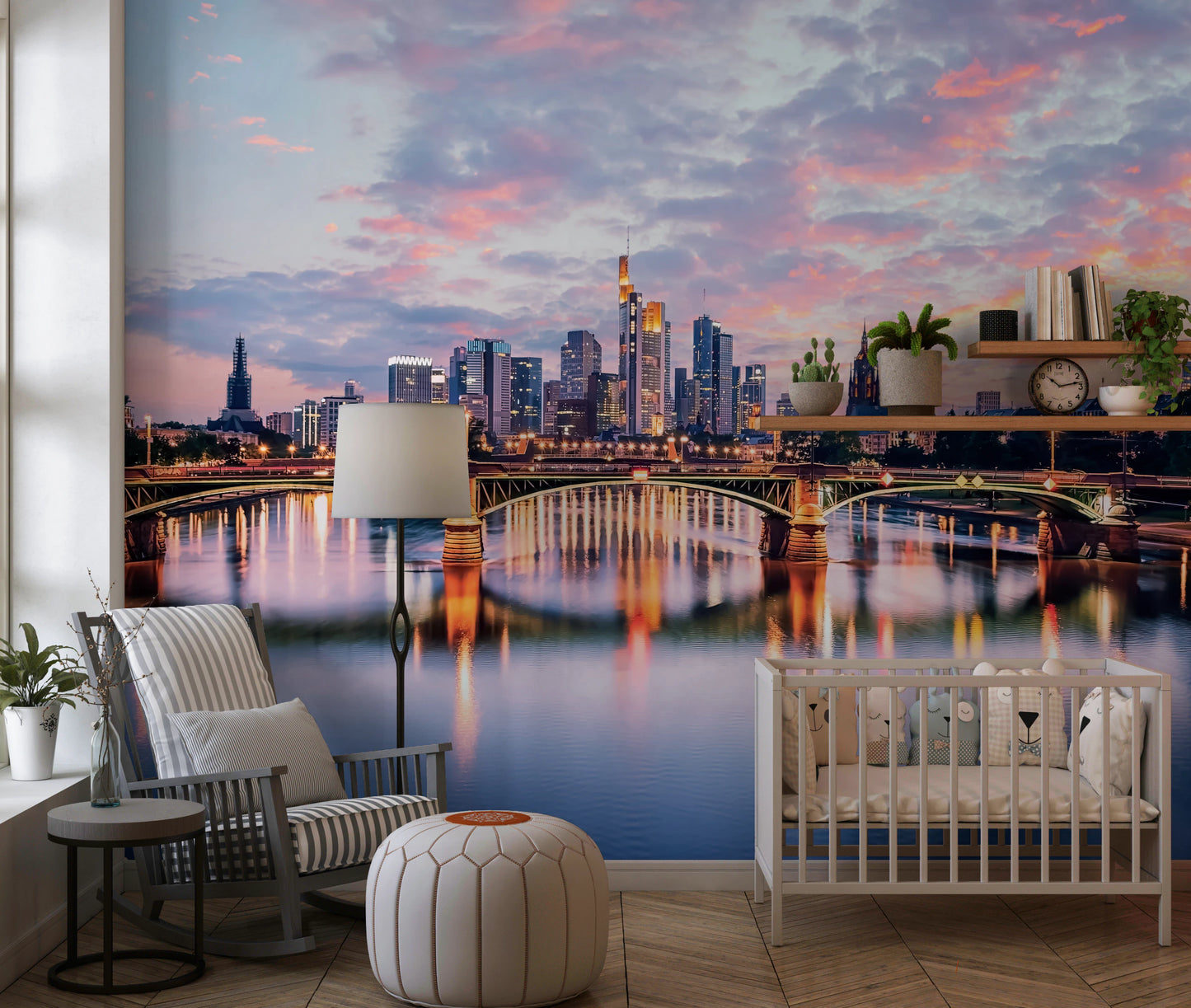 Frankfurt Dawn Wall Mural