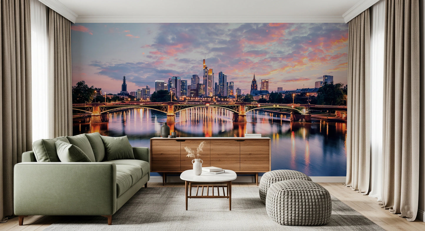 Frankfurt Dawn Wall Mural