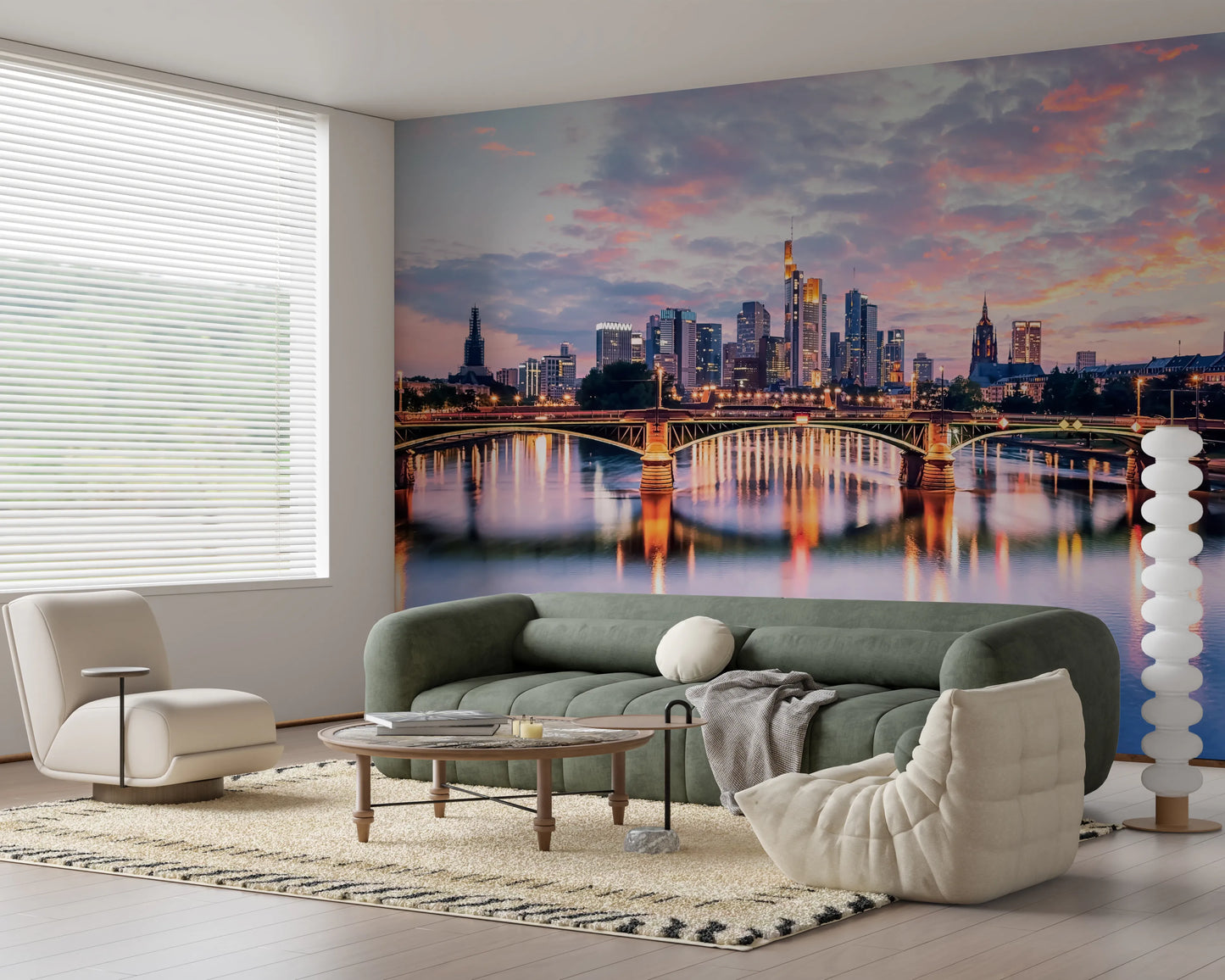 Frankfurt Dawn Wall Mural