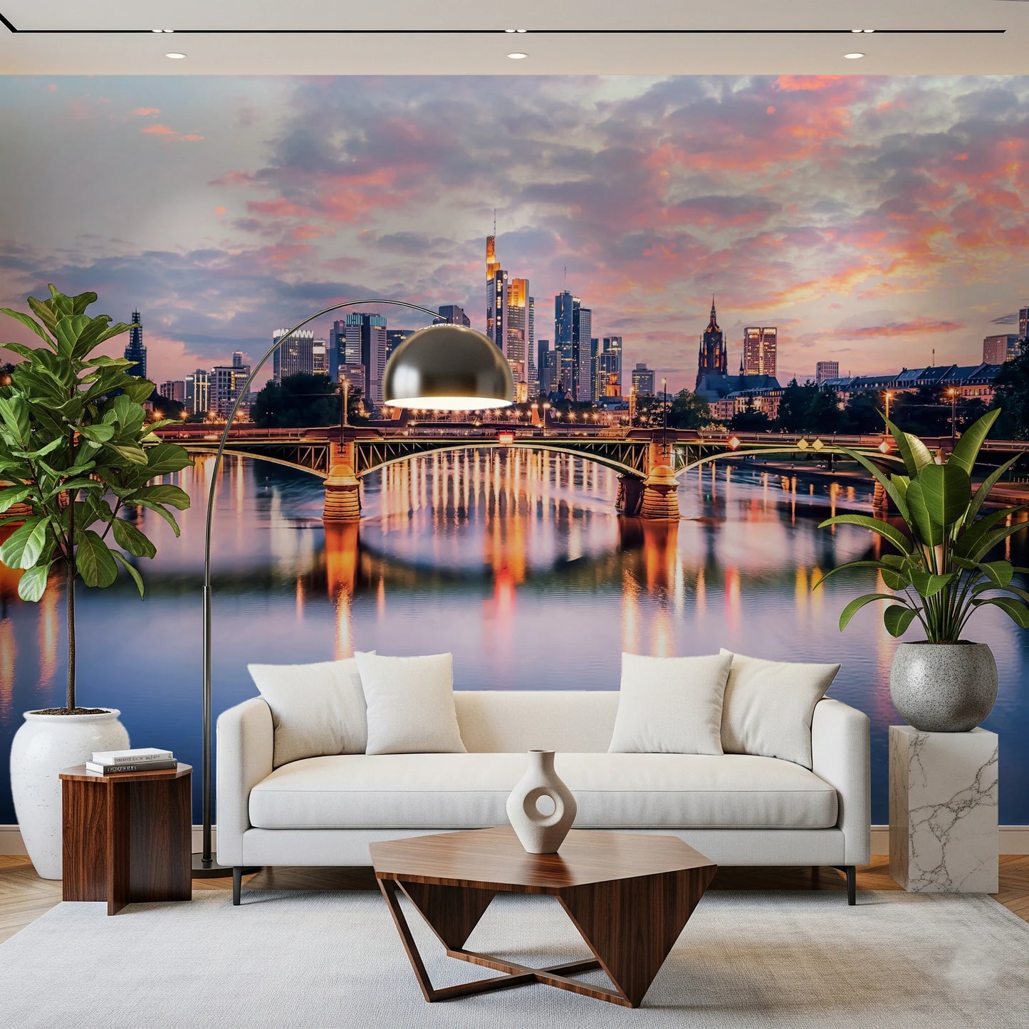 Frankfurt Dawn Wall Mural