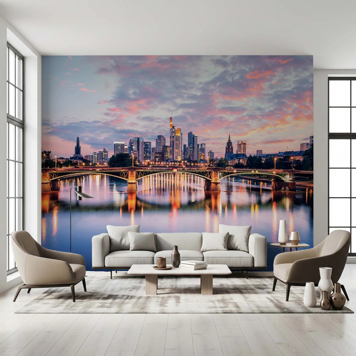 Frankfurt Dawn Wall Mural