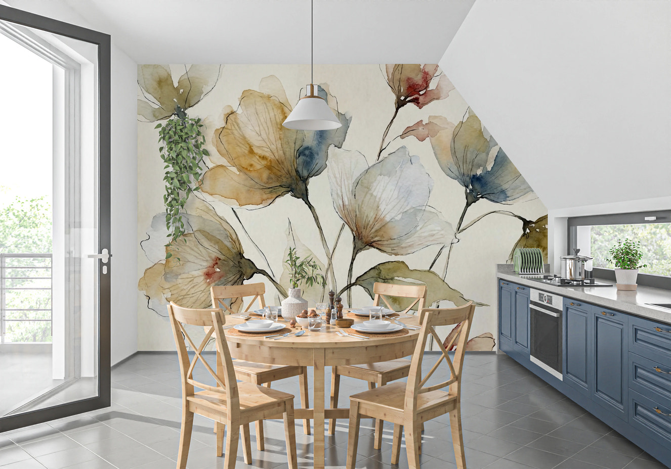 Bloomscape Wall Mural