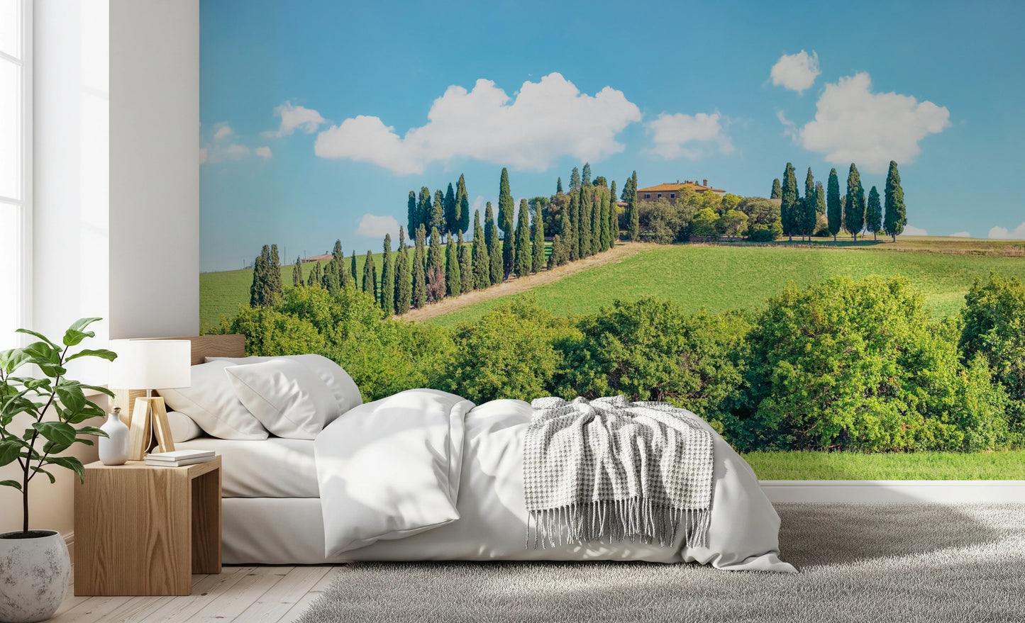Tuscan Hillside Wall Mural