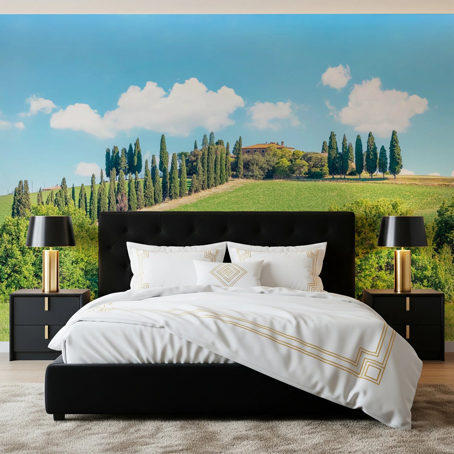 Tuscan Hillside Wall Mural