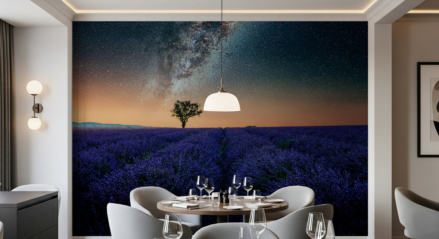 Lavender Night Wall Mural
