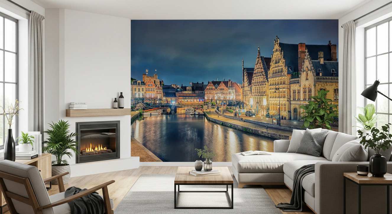 Ghent Lights Wall Mural
