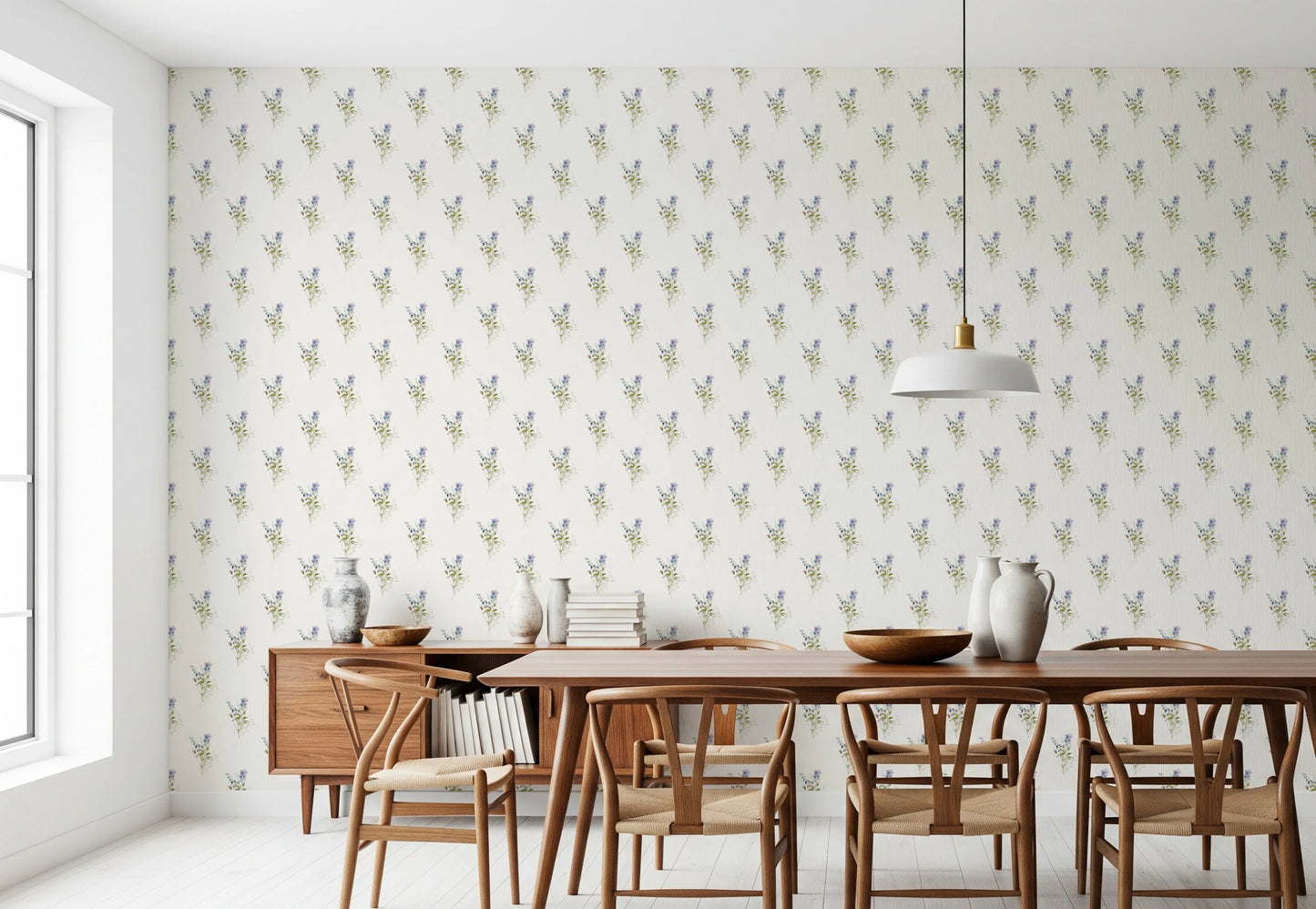 Vintage Floral Whispers Wallpaper⁠