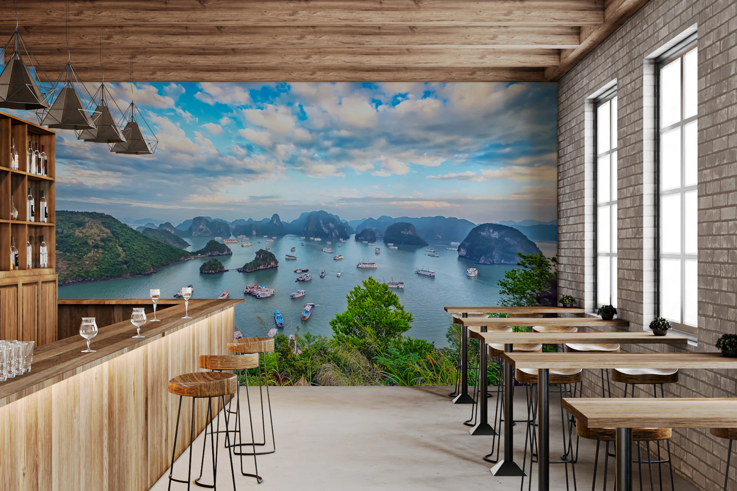 Halong Bay Vista Wall Mural