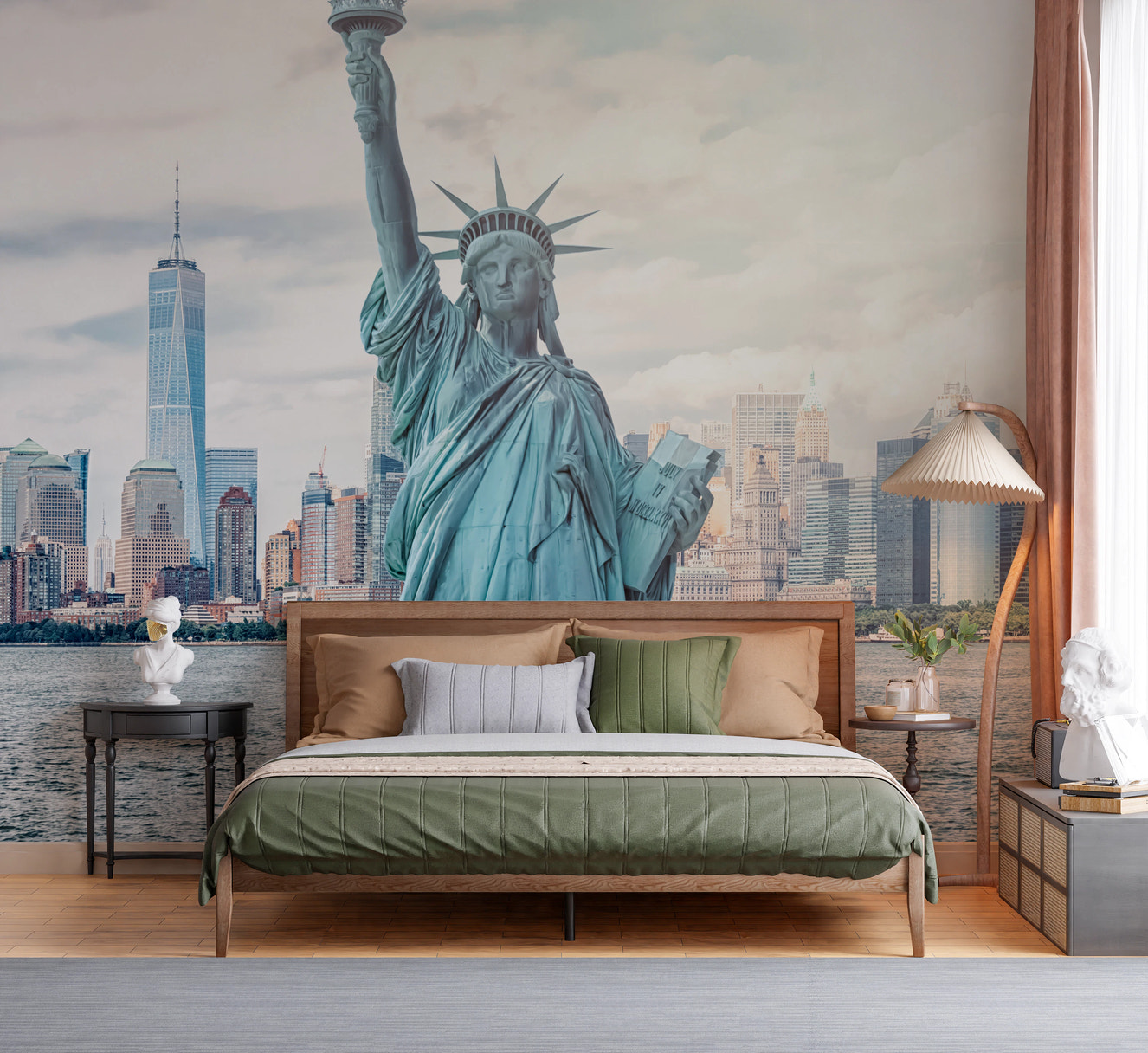NYC's Lady Liberty Wall Mural