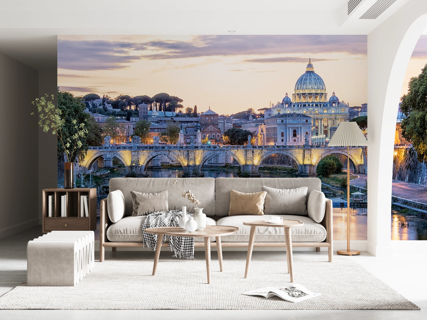 Eternal City Lights Wall Mural