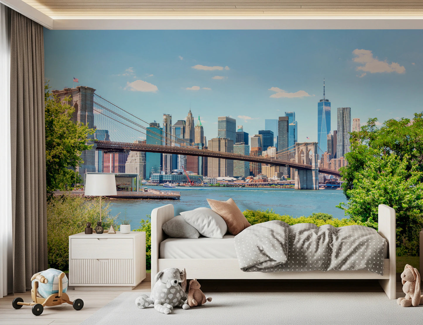 Bridge to Manhattan Wall Mural