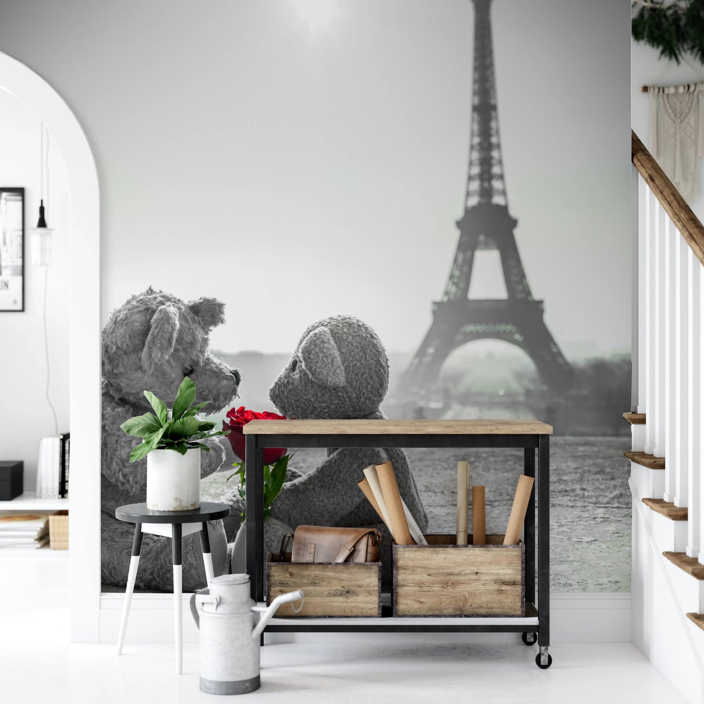 Teddy Bears in Love  Wall Mural