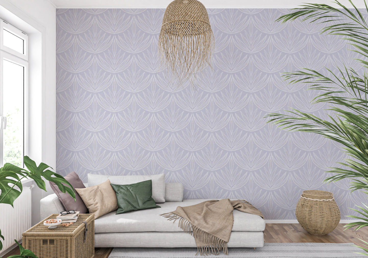Lavender Lines Wallpaper⁠