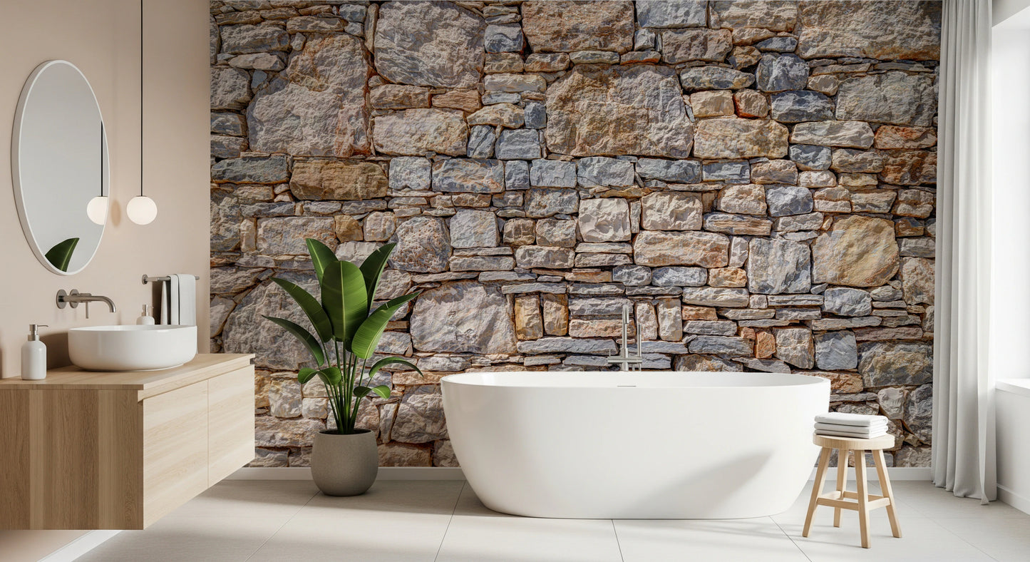 Vintage Rock Wall Effect Wall Mural