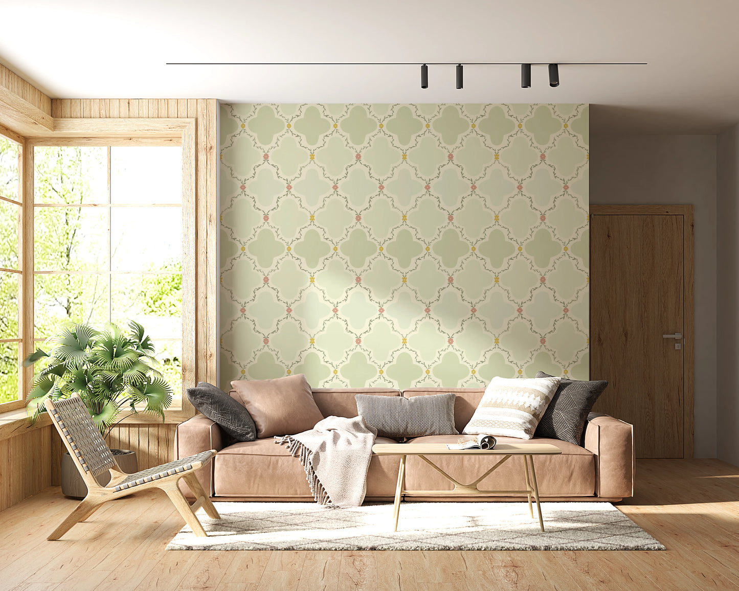 Garden Trellis Wallpaper⁠