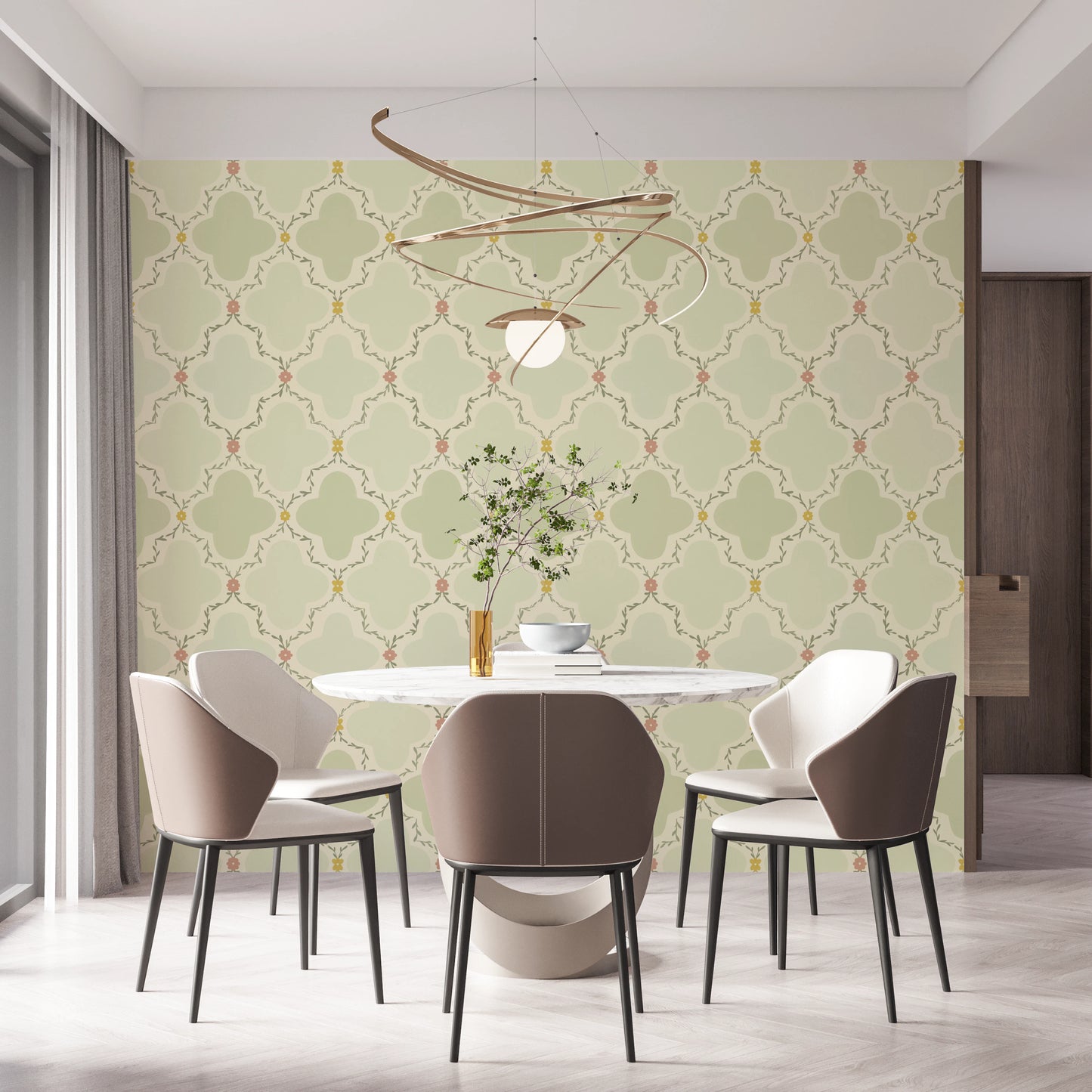 Garden Trellis Wallpaper⁠