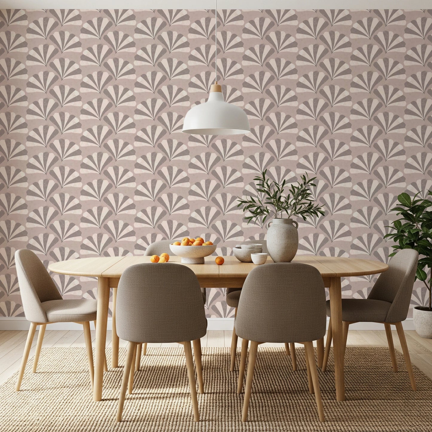 JAPANDI GINKO LEAF DANCE Wallpaper⁠