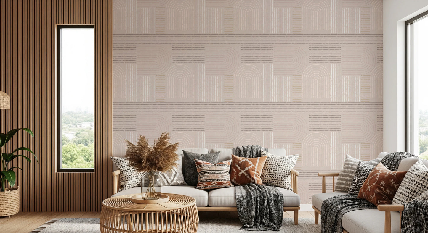 JAPANDI LINE HARMONY Wallpaper⁠