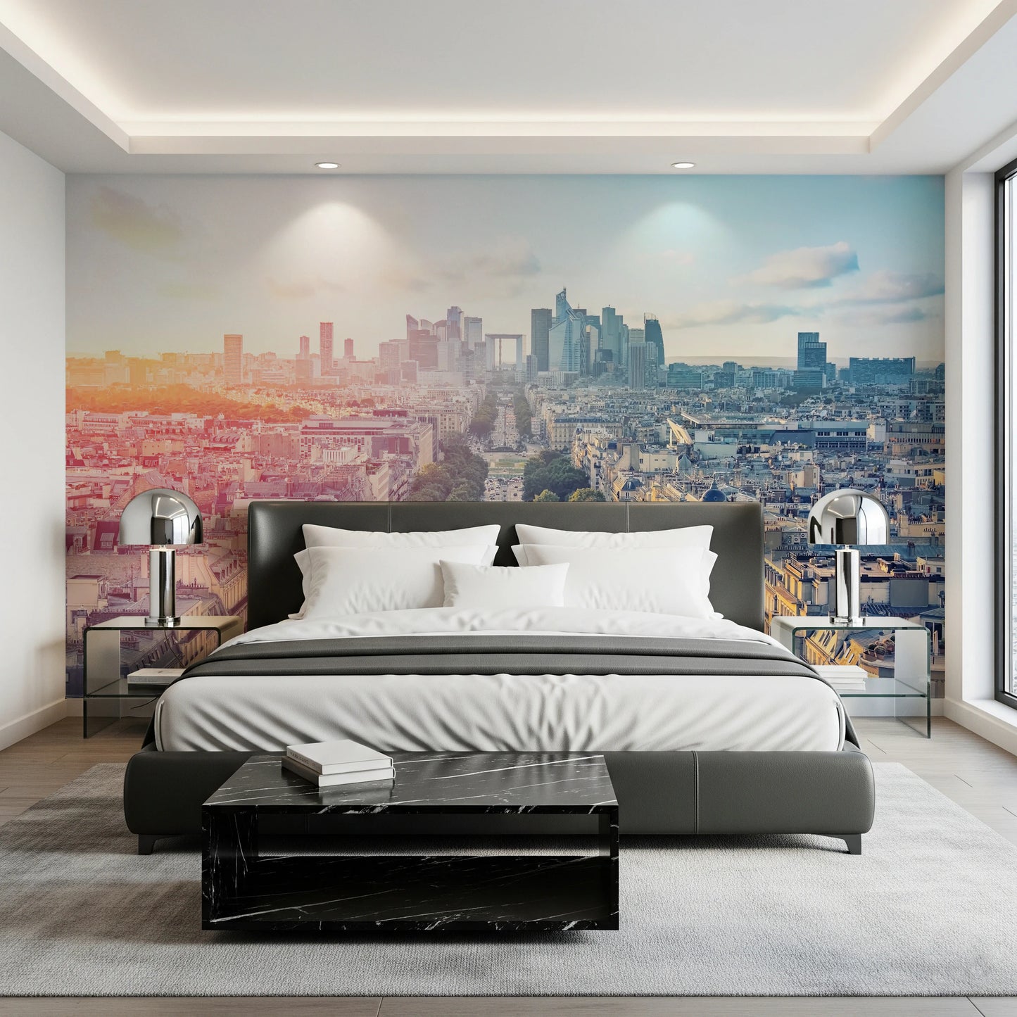 Sunrise Over Paris Wall Mural