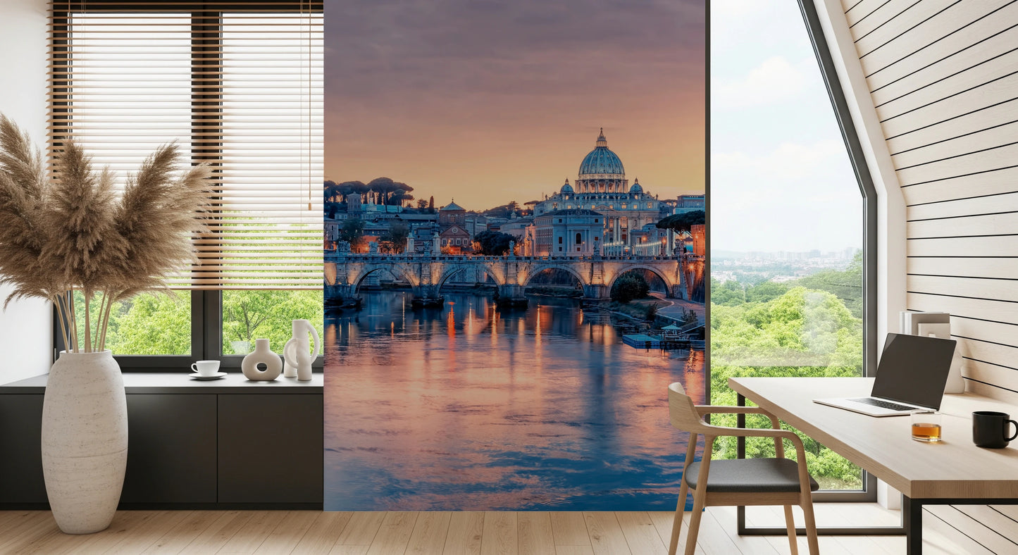 Eternal City Dusk Wall Mural