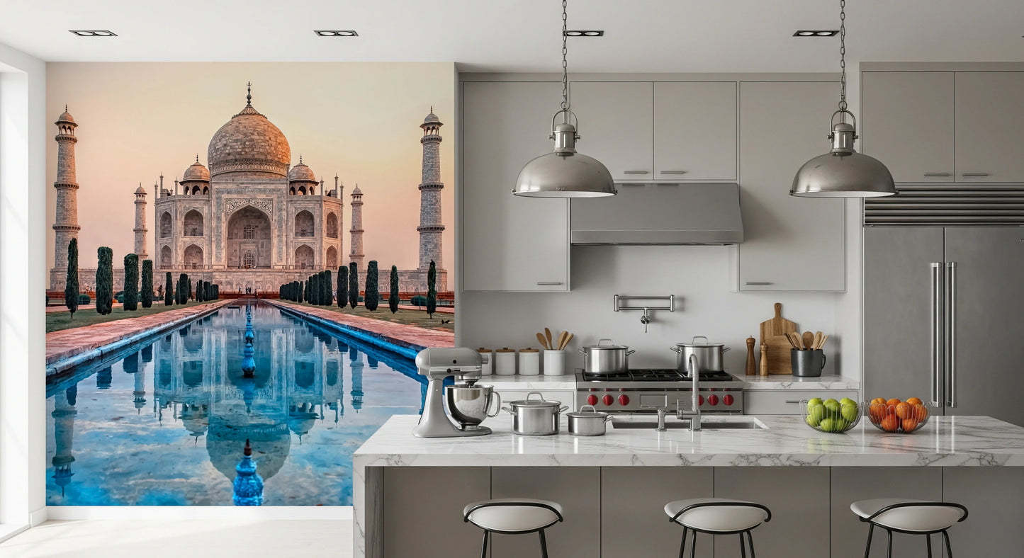 Taj Reflection Wall Mural