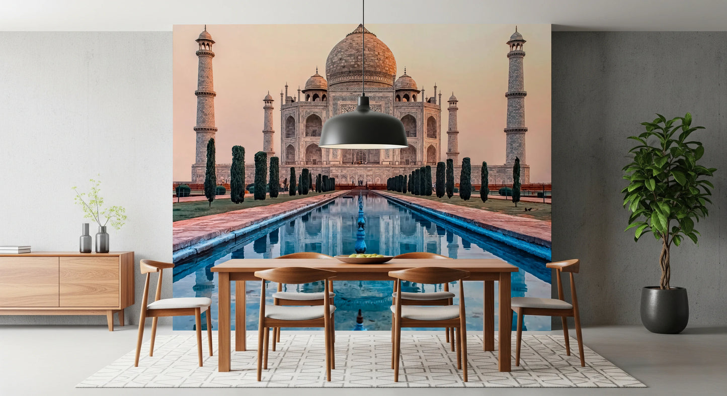 Taj Reflection Wall Mural