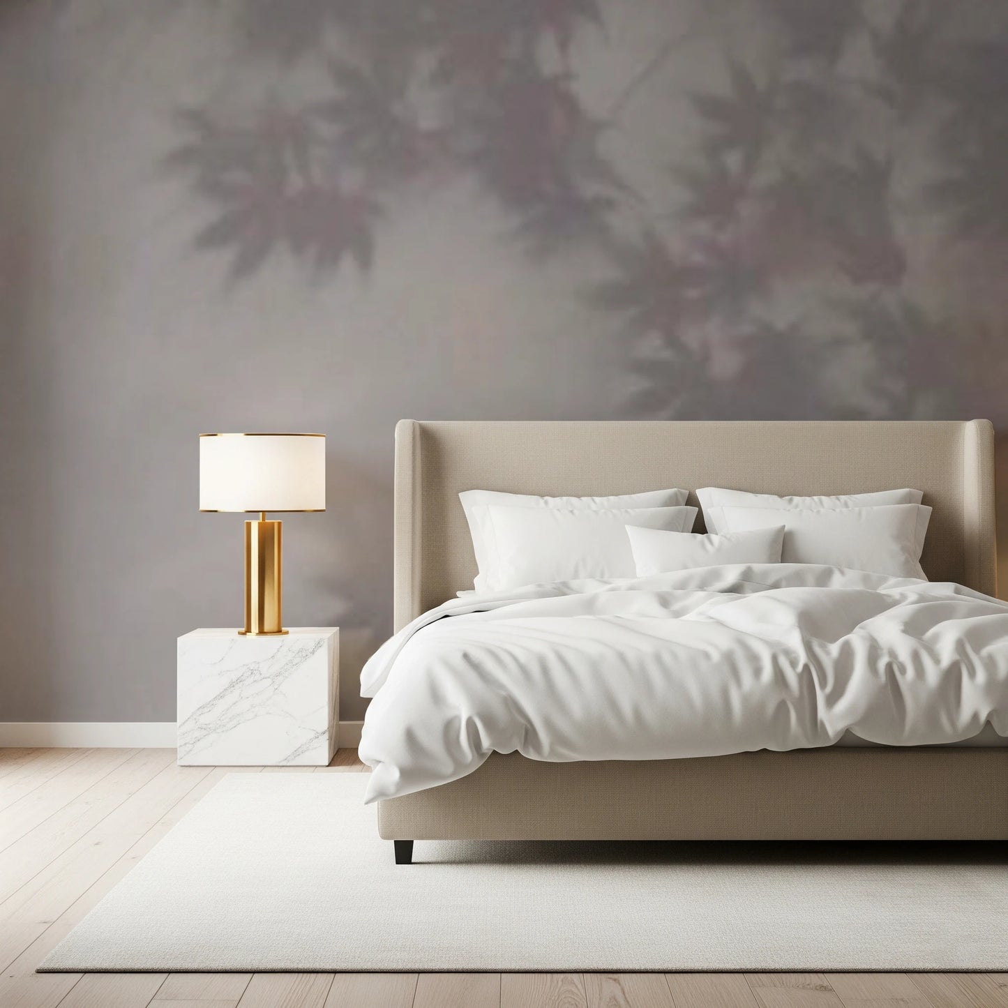 Soft Foliage Haze Wall Mural