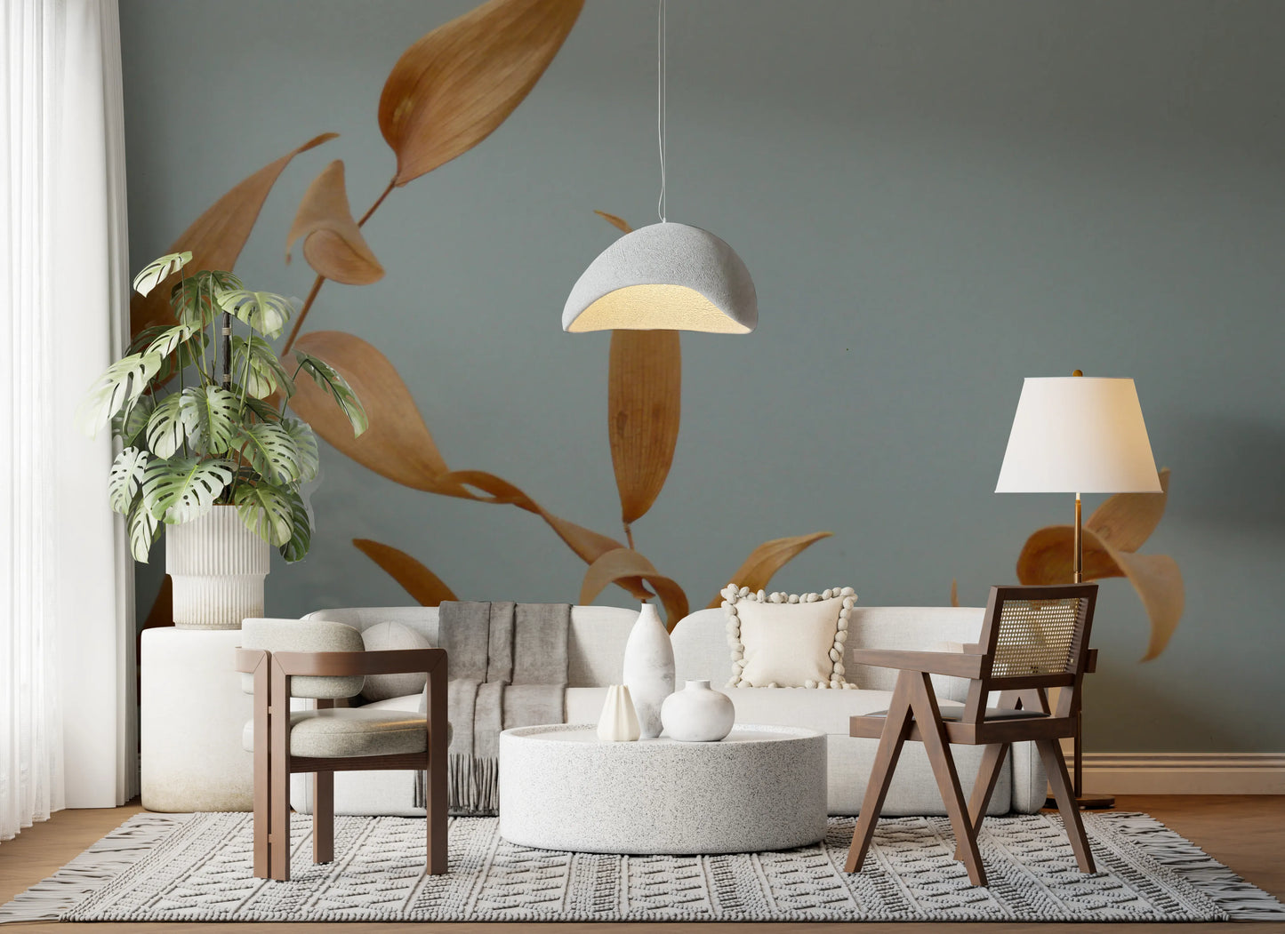 Amber Whispers Wall Mural