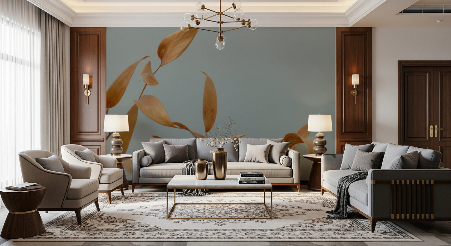 Amber Whispers Wall Mural