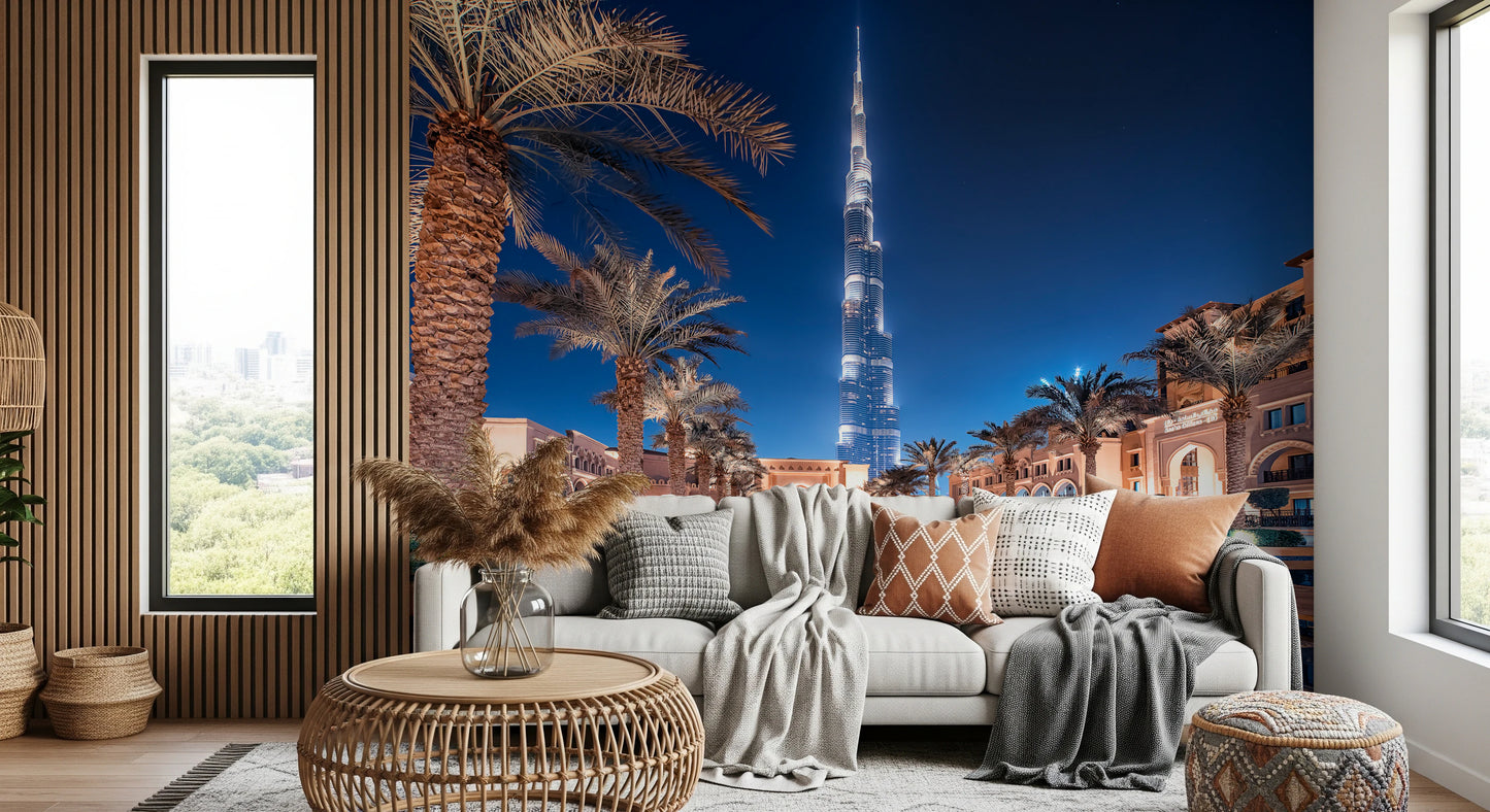 Burj Reflection Wall Mural