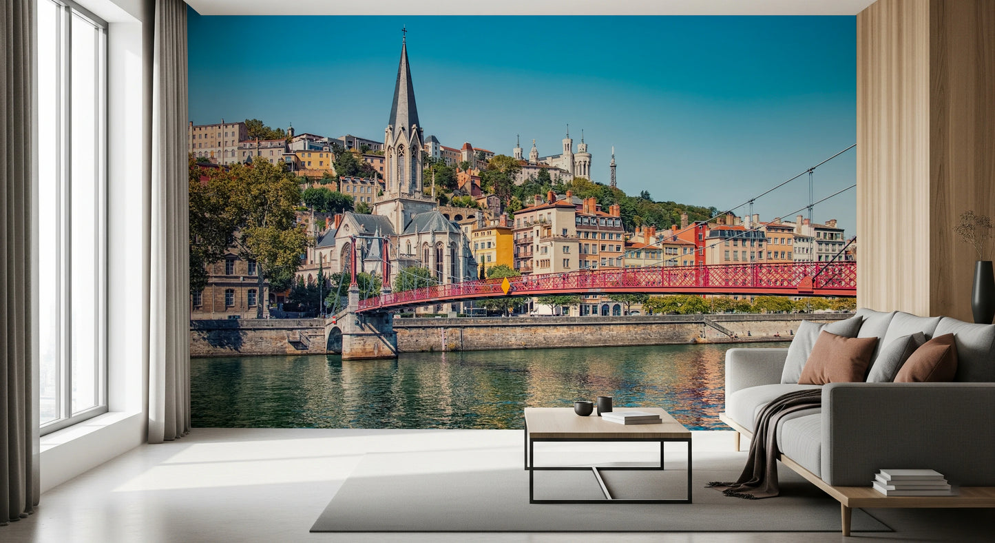 Lyon Landmarks Wall Mural