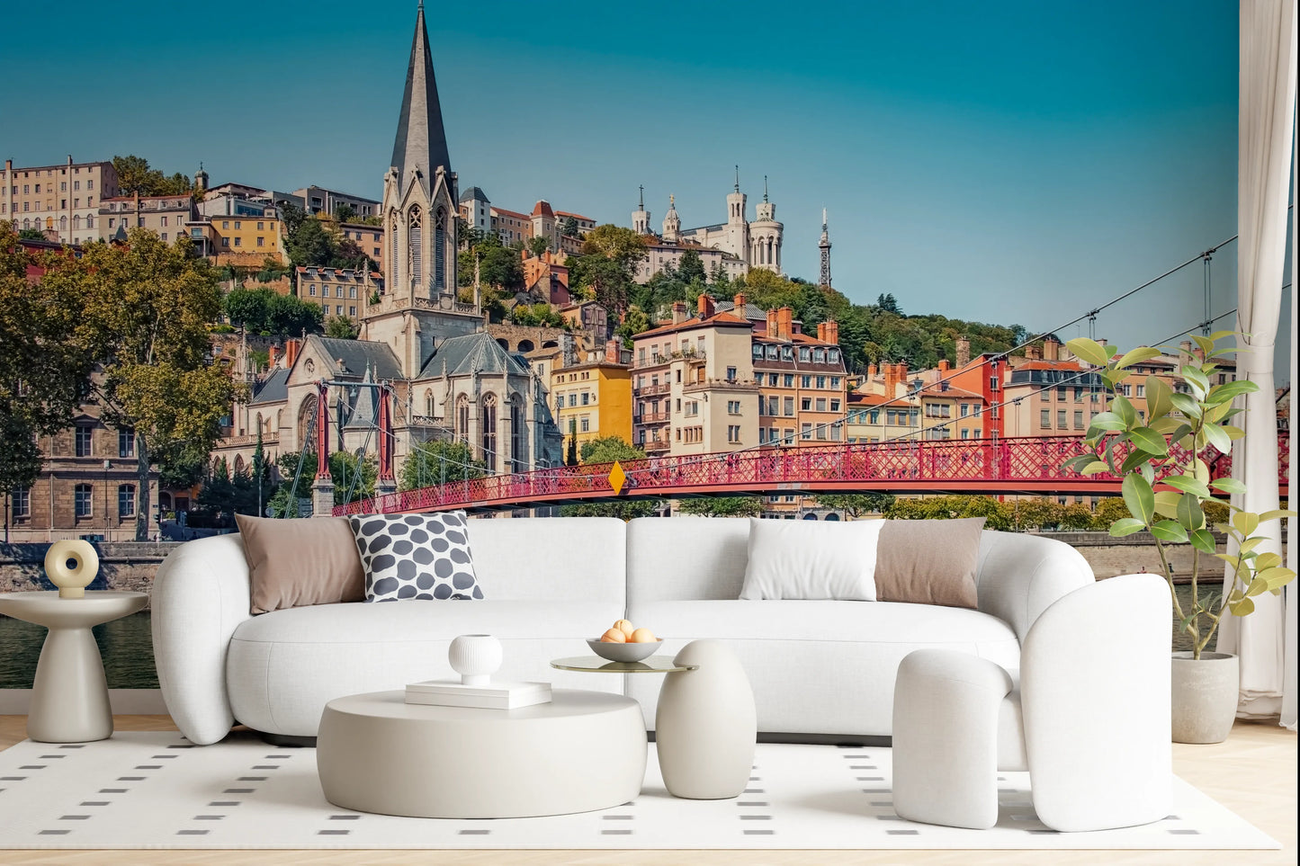 Lyon Landmarks Wall Mural