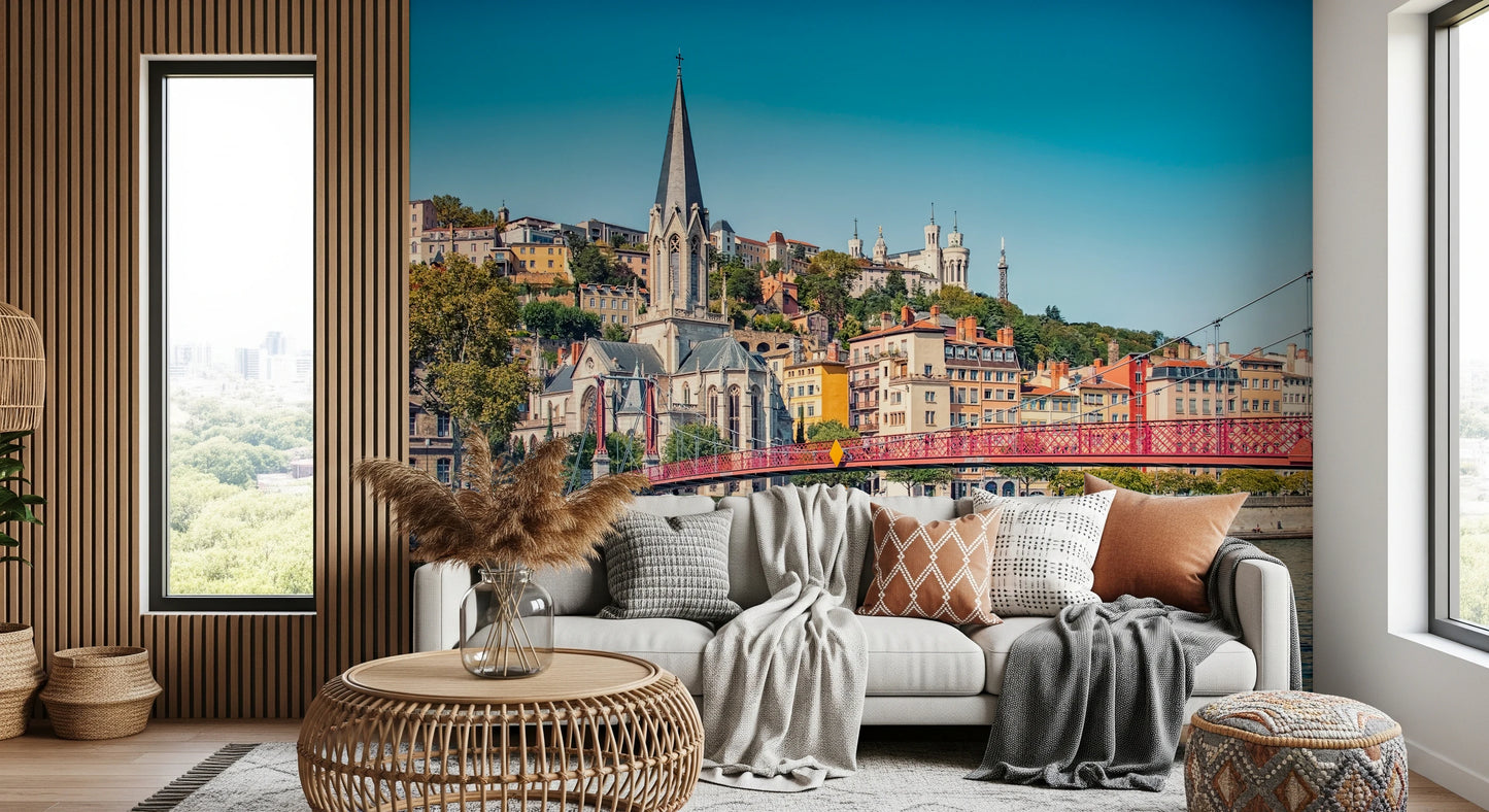 Lyon Landmarks Wall Mural