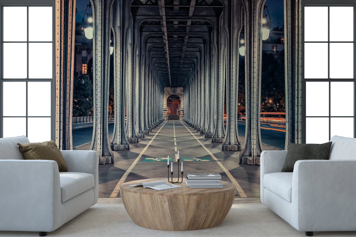 Parisian Echoes Wall Mural