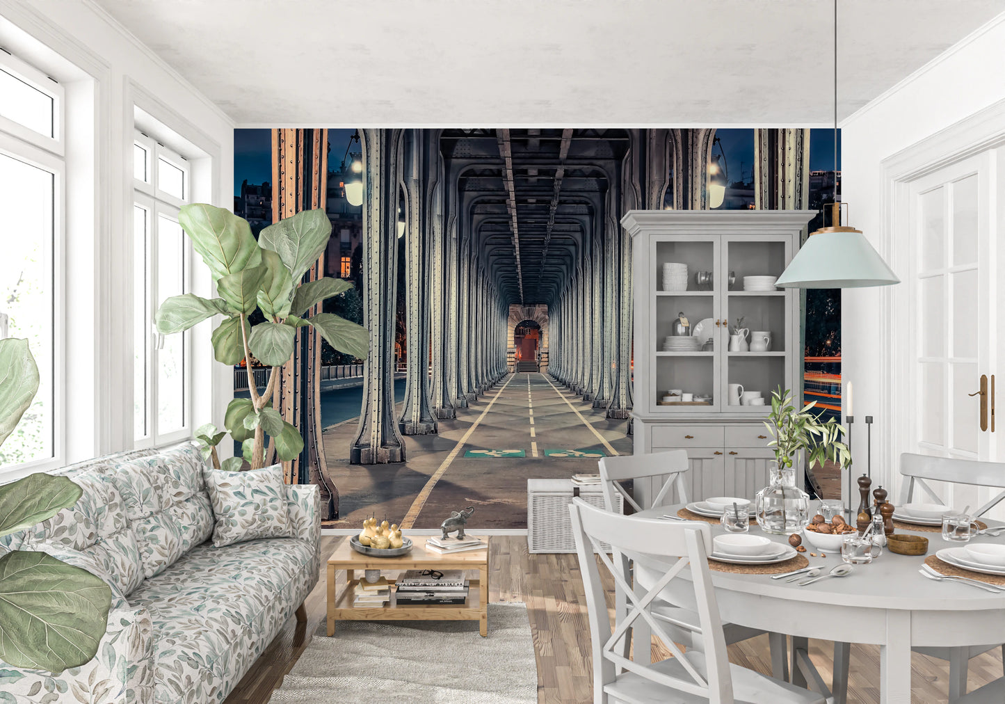 Parisian Echoes Wall Mural