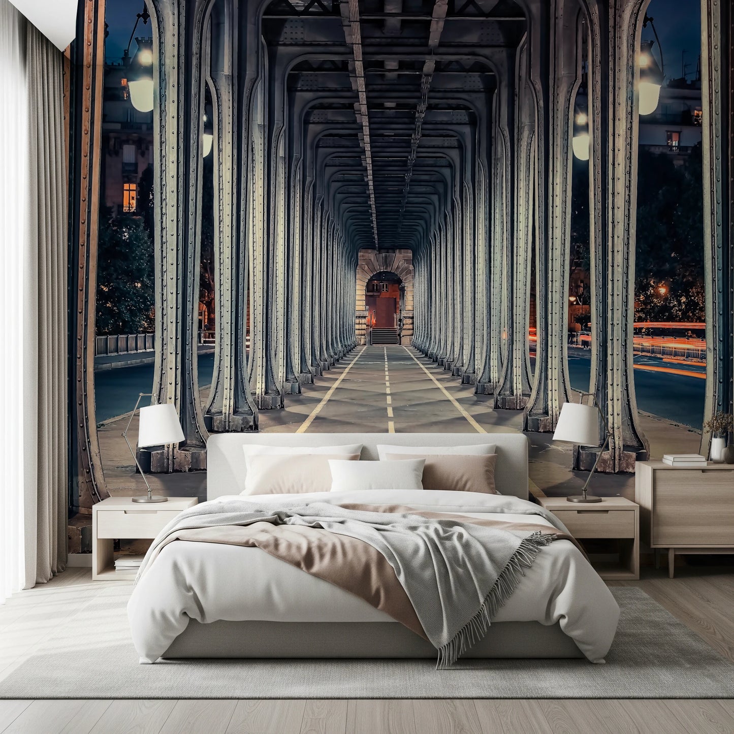 Parisian Echoes Wall Mural