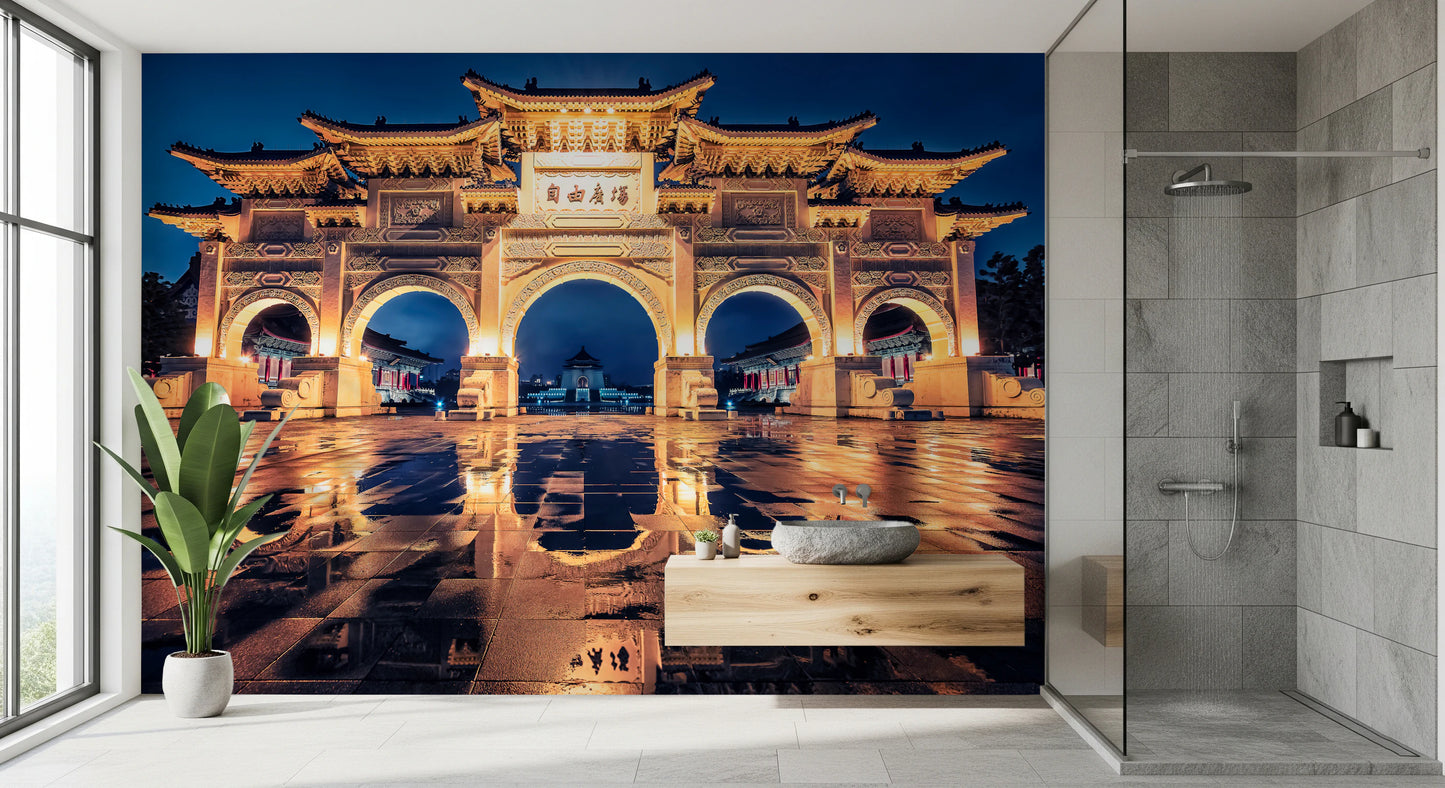 Lanterns of Taipei Wall Mural