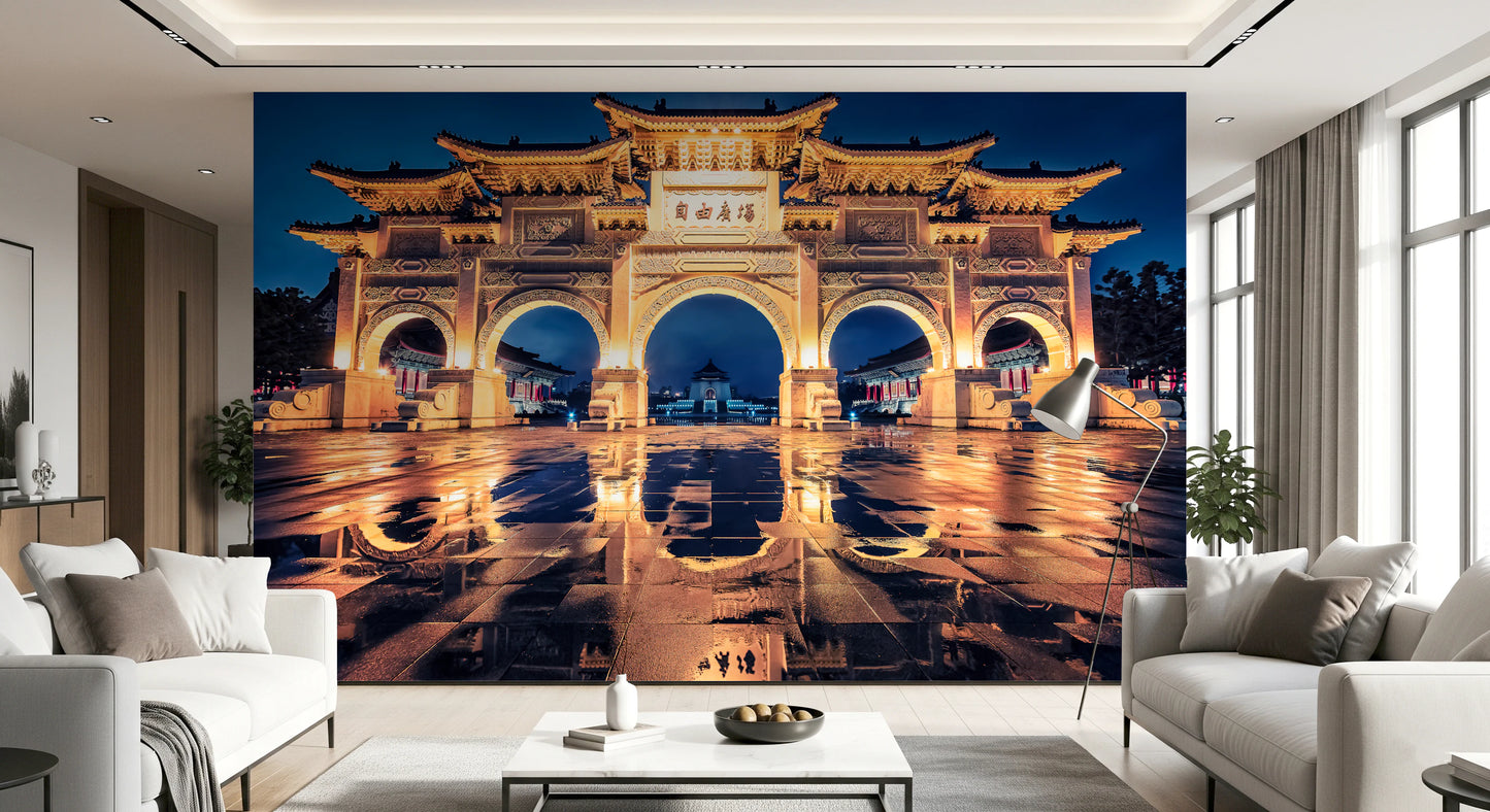 Lanterns of Taipei Wall Mural