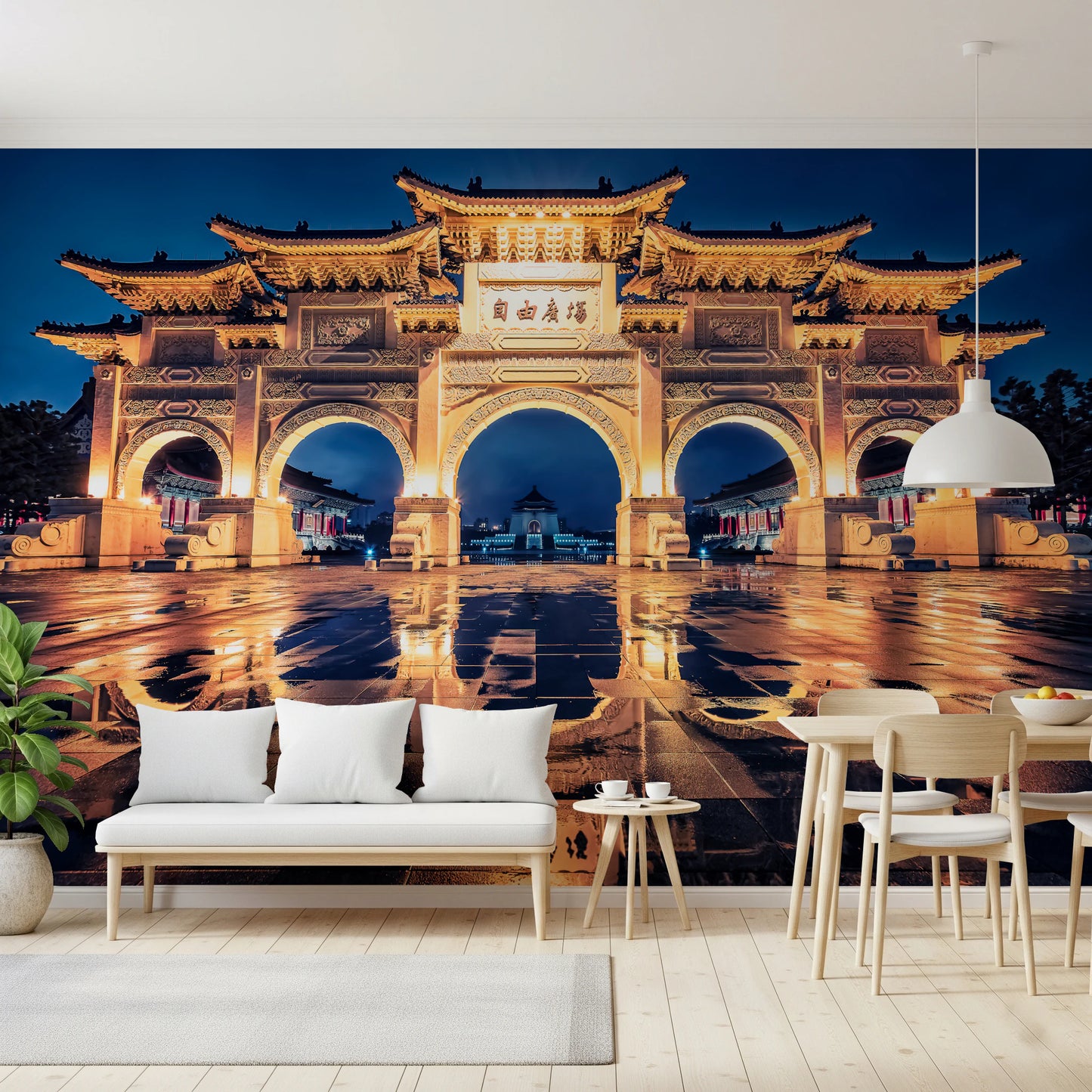 Lanterns of Taipei Wall Mural